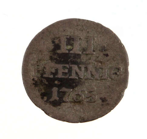 3 Pfennig Sachsen 1765 C - photo 1