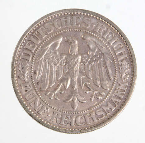 5 Reichsmark Eichbaum 1931 E - photo 2