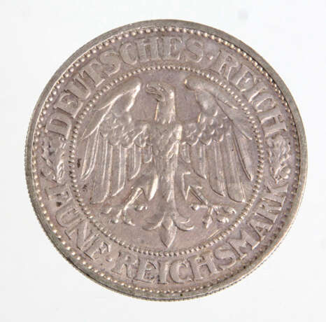 5 Reichsmark Eichbaum 1931 E - Foto 2