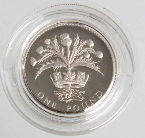 One Pound Elizabeth II 1984 - Foto 2