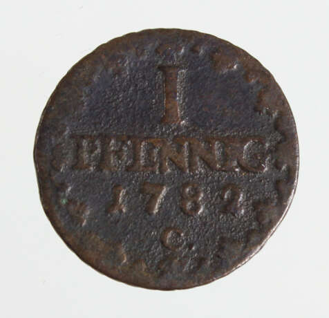 Sachsen Pfennig 1782 C - photo 1