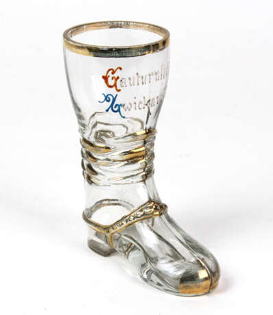 Glasstiefel *Gauturnfest Zwickau 1907* - Foto 1