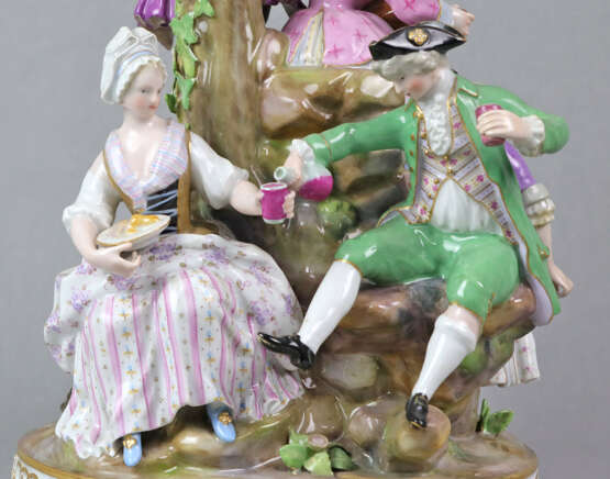 Meissen große Figurengruppe um 1850 - photo 3