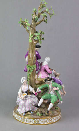 Meissen große Figurengruppe um 1850 - photo 5