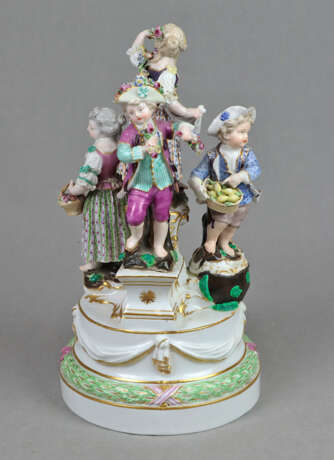 Meissen Vier Gärtnerkinder Marcolini 1774/1813 - фото 1