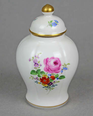 Meissen Deckelvase *Blumenbouquet* - Foto 1