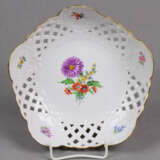 Meissen Geflechtrand Schale *Blume 3* - photo 1