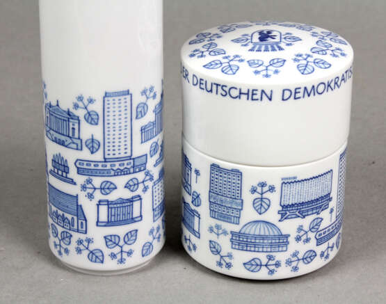 Meissen Vase und Dose *Berlin DDR* - Foto 2