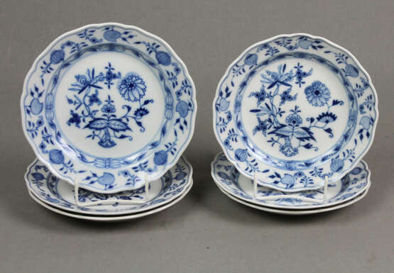 Meissen 6 *Zwiebelmuster* Kuchenteller - фото 1