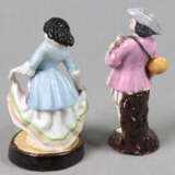 2 Porzellan Figuren um 1900 - photo 2