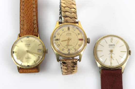 3 Herren Armbanduhren 60er Jahre - фото 1