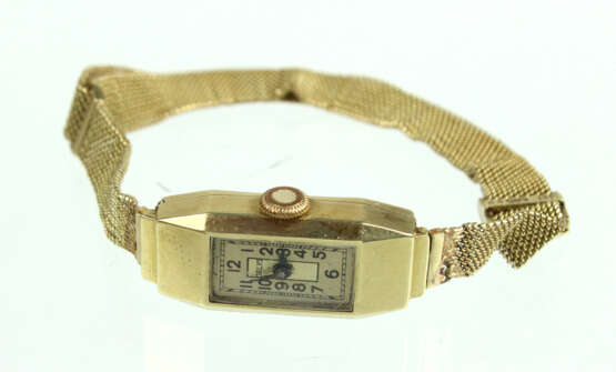 goldene Damen Armbanduhr - GG 585 - Foto 1