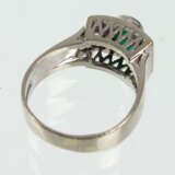Smaragd Brillant Ring - WG 750 - Foto 3