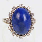 Lapislazuli Ring mit Brillanten - WG 750 - photo 1