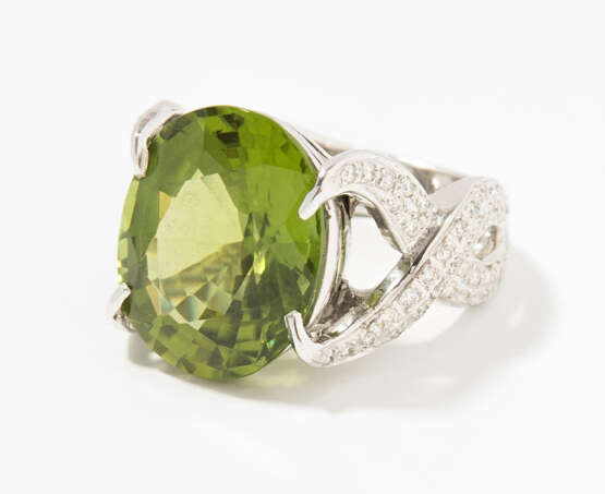 Peridot-Brillant-Ring - photo 1