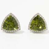 Peridot-Brillant-Ohrstecker - photo 1