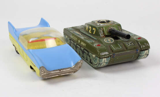 Blechpanzer und Modellauto - photo 1