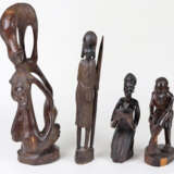 geschnitzte afrikanische Figuren - photo 1