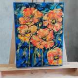 Painting “Flowers”, масло/холст на подрамнике, Oil, Abstractionism, цветочный, Russia, 2021 - photo 1