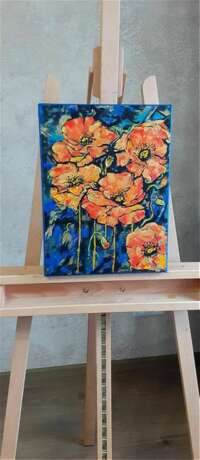 Painting “Flowers”, масло/холст на подрамнике, Oil, Abstractionism, цветочный, Russia, 2021 - photo 3
