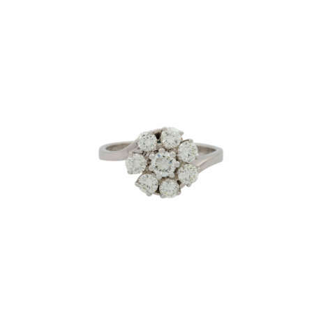 Ring mit Brillanten zus. ca. 1,1 ct, - photo 2