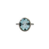 Ring mit Aquamarin ca. 4,2 ct, - фото 2