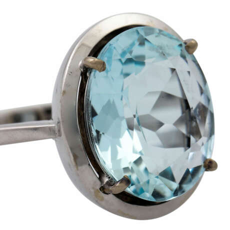 Ring mit Aquamarin ca. 4,2 ct, - фото 5