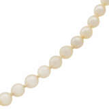 Art Déco Perlenkette mit Diamantschließe, - photo 5