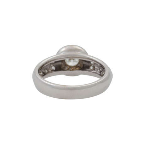 Ring mit Brillant von ca. 0,51 ct, - фото 4