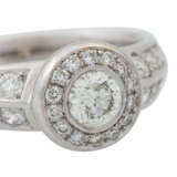 Ring mit Brillant von ca. 0,51 ct, - фото 5