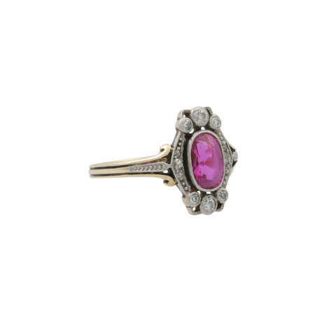 Ring mit Rubin ca. 1,5 ct, - photo 5