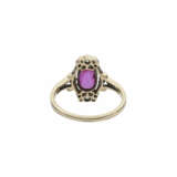 Ring mit Rubin ca. 1,5 ct, - Foto 2