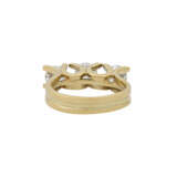 Ring mit 3 Brillanten zus. ca. 1,6 ct, - photo 4