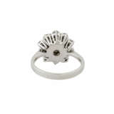 Ring mit 11 Brillanten umd 10 Achtkantdiamanten zus. ca. 1,07 ct, - photo 4