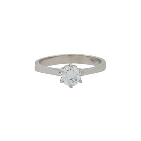 Solitär Ring mit Brillant ca. 0,6 ct, - photo 2