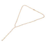 Y-Collier ausgefasst mit Brillanten von zus. ca. 2 ct, - photo 3