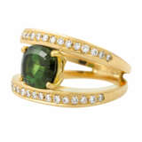 Ring mit Turmalin und Brillanten von zus. ca. 0,5 ct - photo 5