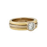 Ring mit Brillant ca. 1,0 ct, - фото 1