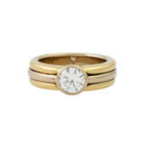 Ring mit Brillant ca. 1,0 ct, - photo 2