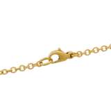 Collier mit polychromem Email, Brillanten von zus. ca. 0,7 ct, - photo 5