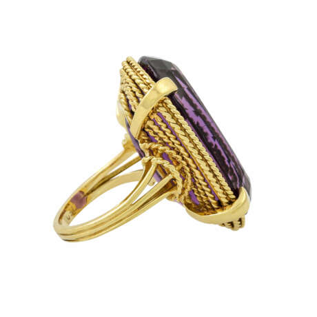 Ring mit Amethyst, - photo 3