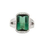 Ring mit feinem Verdelith (Turmalin) ca. 6,5 ct, - Foto 2