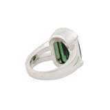 Ring mit feinem Verdelith (Turmalin) ca. 6,5 ct, - Foto 3