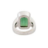 Ring mit feinem Verdelith (Turmalin) ca. 6,5 ct, - Foto 4