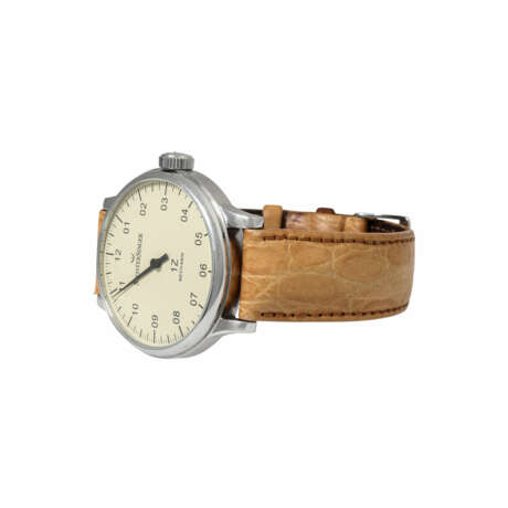 Meistersinger Scrypto Herren Einzeiger Armbanduhr, Ref. AM3.03. Ca. 2010er Jahre. - Foto 6