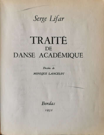 Подборка из трех книг Сержа Лифаря на фр. яз. - photo 6