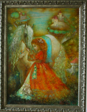 Oil painting “Fairy tale 2”, Canvas on the subframe, Oil on canvas, Contemporary realism, Mythological, Ukraine, 2020 - photo 1