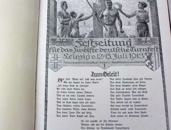 Festzeitung Zwölftes deutsches Turnfest 1913 - photo 2