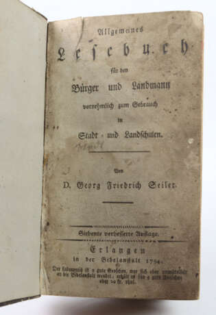 Allgemeines Lesebuch für den Bürger und Landmann - photo 1