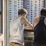 Design Painting “Boys on the balcony”, Acrylic, Russia, 2021 - photo 1